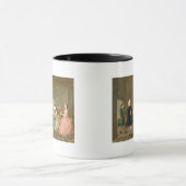 A Family Being Served with Tea, c.1740-45 (oil on Mok (Midden)