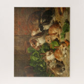 A Family of Rabbit by Alfred Richardson Barber Legpuzzel (Verticaal)