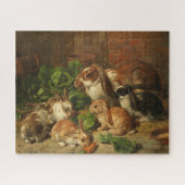 A Family of Rabbit by Alfred Richardson Barber Legpuzzel (Horizontaal)