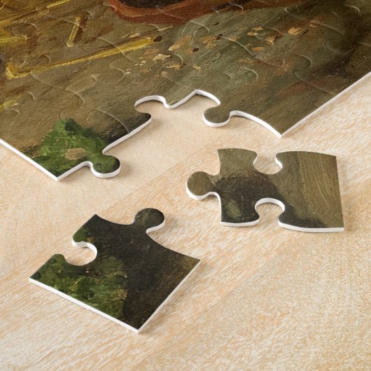 A Family of Rabbit by Alfred Richardson Barber Legpuzzel (Zijkant)