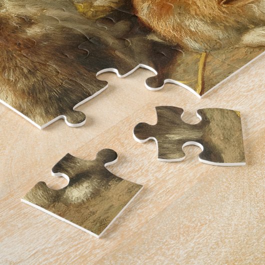 A Family of Rabbit by Alfred Richardson Barber Legpuzzel (Zijkant)