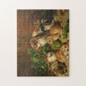 A Family of Rabbit by Alfred Richardson Barber Legpuzzel (Verticaal)