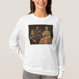 A Family of Three at Tea, c.1727 T-shirt