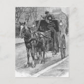 A Fare for a Hansom Cab Driver Briefkaart (Voorkant)