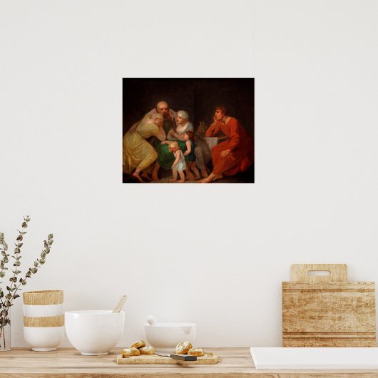 A Farewell Scene van Nicolai Abildgaard Poster (Keuken)