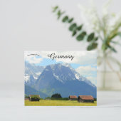 A Farm in Grainau Germany Briefkaart (Staand voorkant)