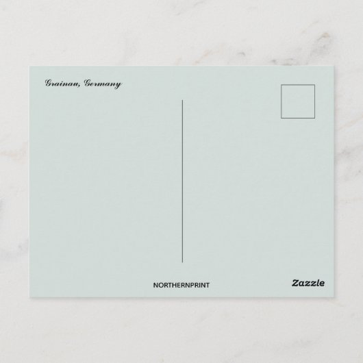 A Farm in Grainau Germany Briefkaart (Achterkant)