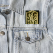 A Farmacie Vierkante Button 5,1 Cm (In situ)