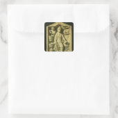 A Farmacie Vierkante Sticker (Tas)