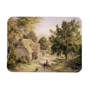 A Farmyard near Princes Risborough, 1845/6 (m/v) o Magneet