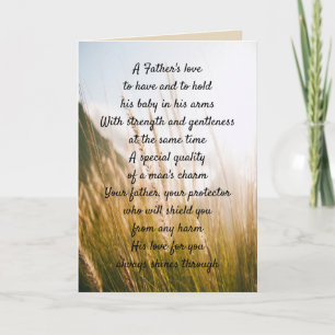 A Father's Love Greeting Card Kaart