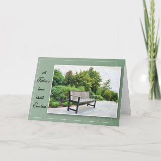 A Father's Love Shall Everlast - Sympathy Card Kaart