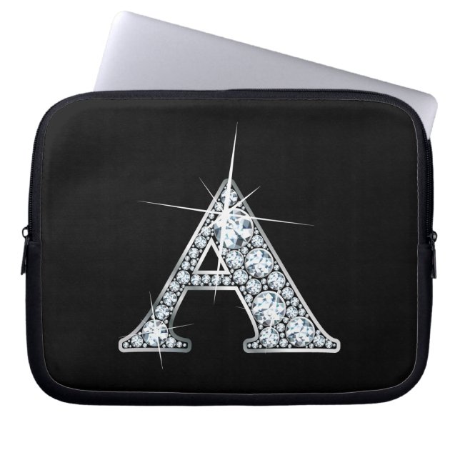 A Faux Diamond Laptop Sleeve (Voorkant)