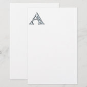 A Faux-"Diamond"-monogram Briefpapier (Voorkant / Achterkant)