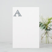 A Faux-"Diamond"-monogram Briefpapier (Staand voorkant)