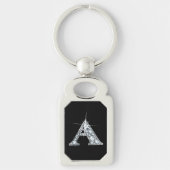 A Faux-"Diamond"-monogram Sleutelhanger (Voorkant)
