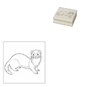 A Ferret Rubberstempel (Gestempeld)