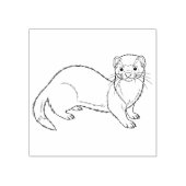 A Ferret Rubberstempel (Afrduk)