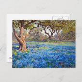 A Field of Bluebonnets at Alamo Heights 1919 Briefkaart (Voorkant / Achterkant)