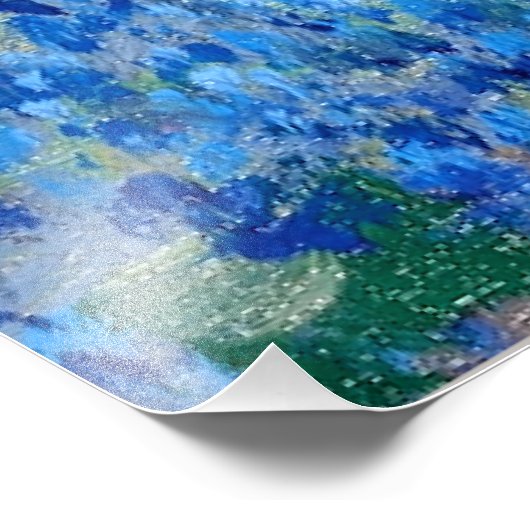 A Field of Bluebonnets at Alamo Heights 1919, Foto Afdruk (Hoek)