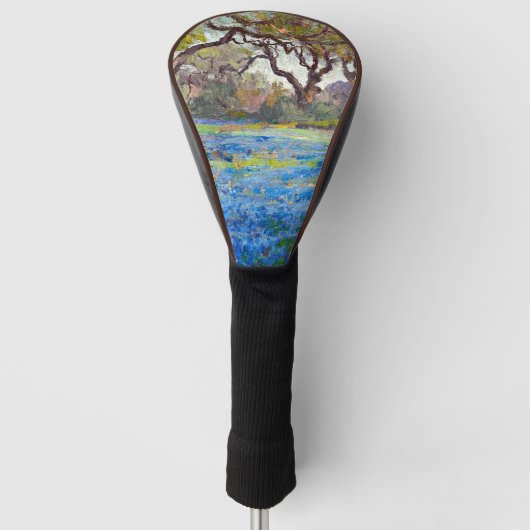 A Field of Bluebonnets at Alamo Heights 1919 Golfheadcover (Voorkant)