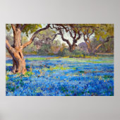 A Field of Bluebonnets at Alamo Heights 1919 Poster (Voorkant)