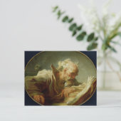 A Filosoof, c.1764 Briefkaart (Staand voorkant)