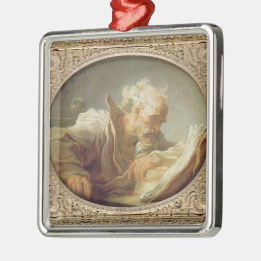 A Filosoof, c.1764 Metalen Ornament (Links)