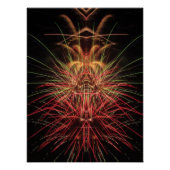 A Fireworks Display at Night Perfect Poster (Voorkant)