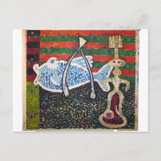A Fish A Wish and Miro Briefkaart (Voorkant)