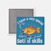A Fish with Unique Skills Magneet (Voorkant / Achterkant)