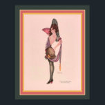"A Flash of Old Spain" Art Deco ca. 1921 Poster<br><div class="desc">Art Deco Flapper Print "A Flash of Old Spain" van Wesley Morris ca. 1921 Standard 11x14,  hier afgebeeld. Standaard 8x10 en 16x20,  samen met beschikbare aangepaste formaten.</div>