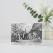 A Fleet Wedding, 1747 Briefkaart (Staand voorkant)