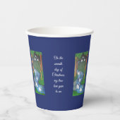 A Flock of Seven Swans-A-Swimming  Papieren Bekers (Voorkant)