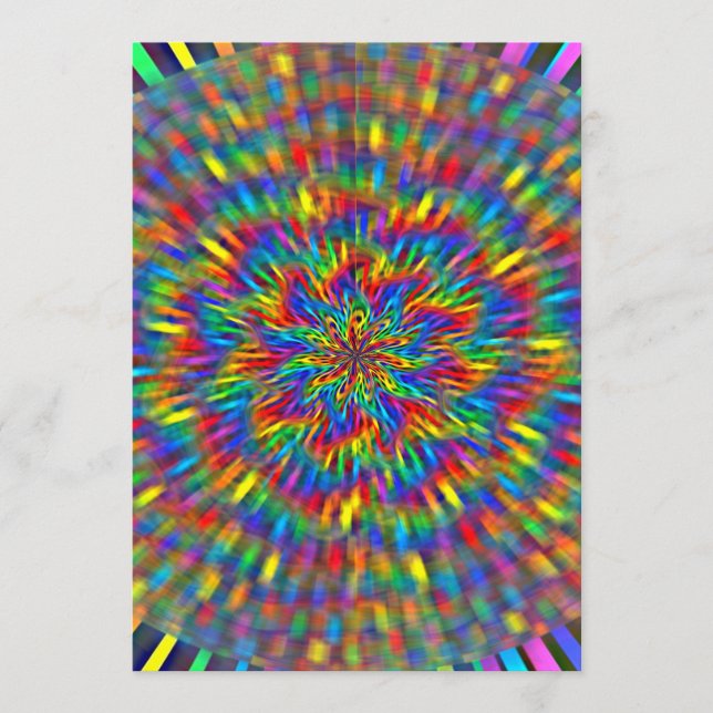 A Floral Tie Dye (Voorkant)