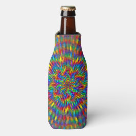 A Floral Tie Dye Flesjeskoeler