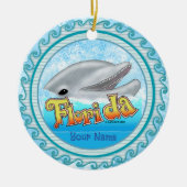 A Florida Dolphin Keramisch Ornament (Voorkant)