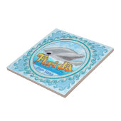 A Florida Dolphin Tegeltje (Zijkant)