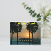 A Florida Sunset Briefkaart (Staand voorkant)