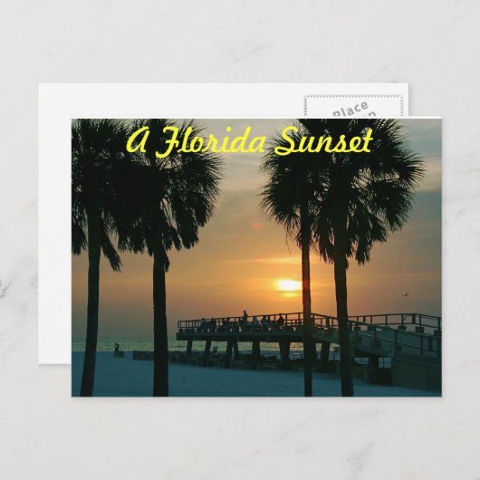 A Florida Sunset Briefkaart (Voorkant / Achterkant)