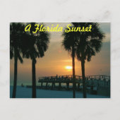 A Florida Sunset Briefkaart (Voorkant)