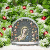 A Flower Garland Surrounding the Virgin Sneeuwbol (Kerstmis)