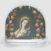 A Flower Garland Surrounding the Virgin Sneeuwbol (Achterkant)