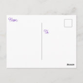 A Fluffy White Cat Napping on the Window Sill Briefkaart (Achterkant)