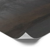 A foggy day on the Skyline Drive in Virginia Poster (Hoek)