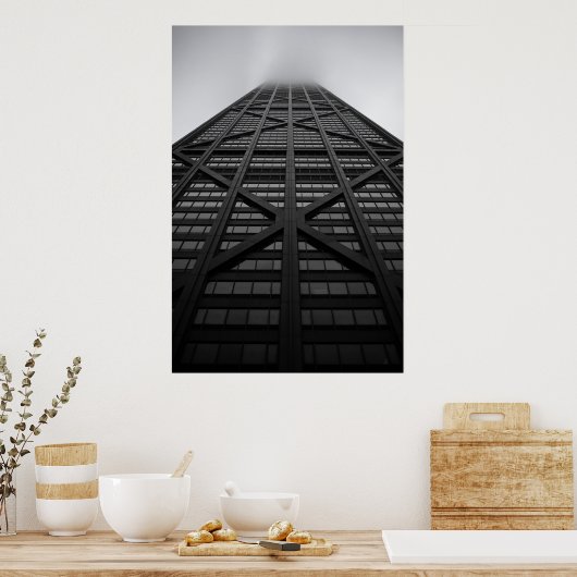 A Foggy John Hancock Poster (Keuken)