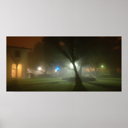 A Foggy Olive Walk Poster (Voorkant)