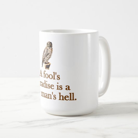 A Fools Paradise Koffiemok (Voorkant rechts)