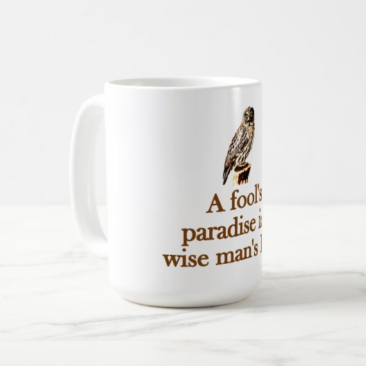 A Fools Paradise Koffiemok (Voorkant links)