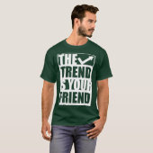 A forex stock trading trader trend following t-shirt (Voorkant volledig)